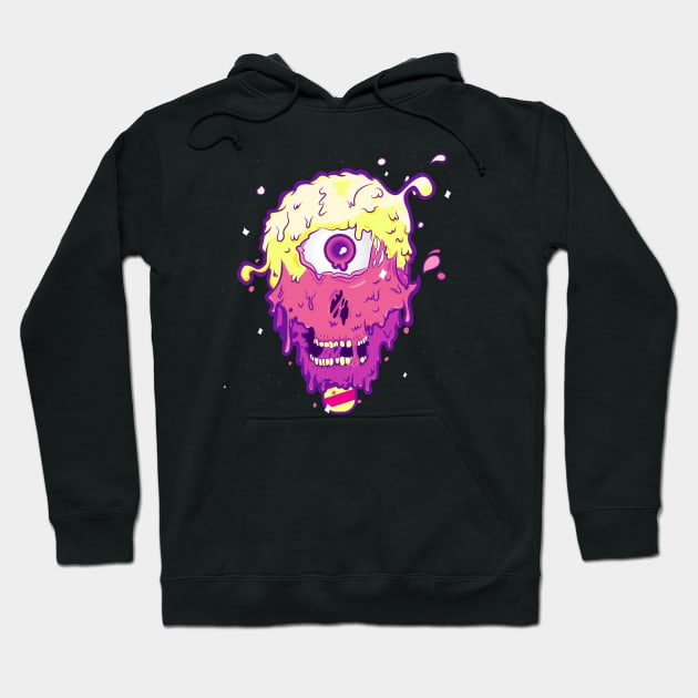 Melty Skull Hoodie by Yamabushi's Kawaii Store